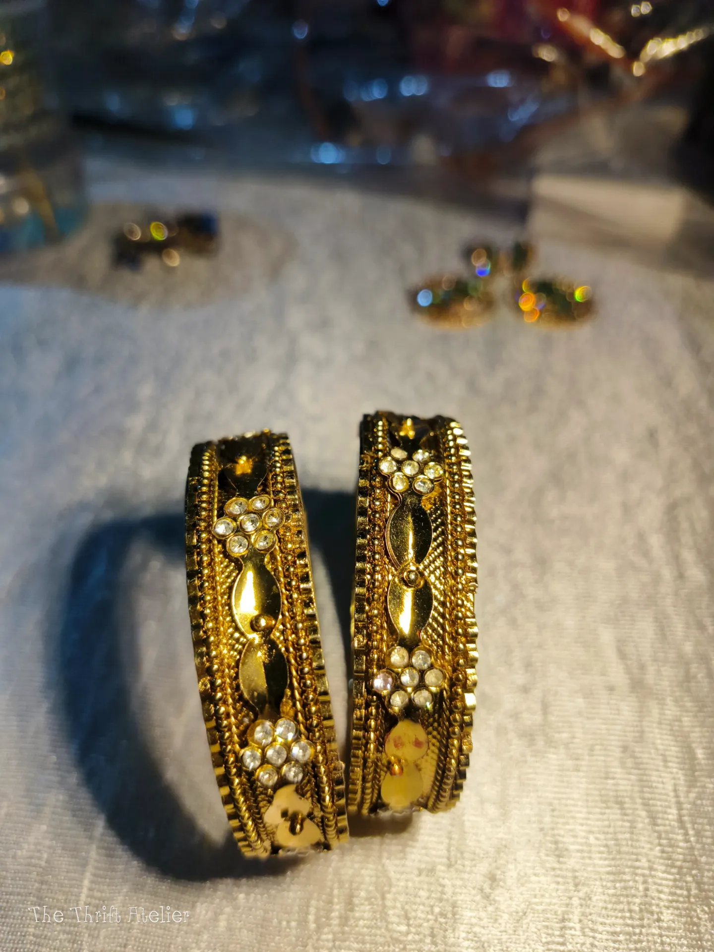 Gold-plated Kada Bangles